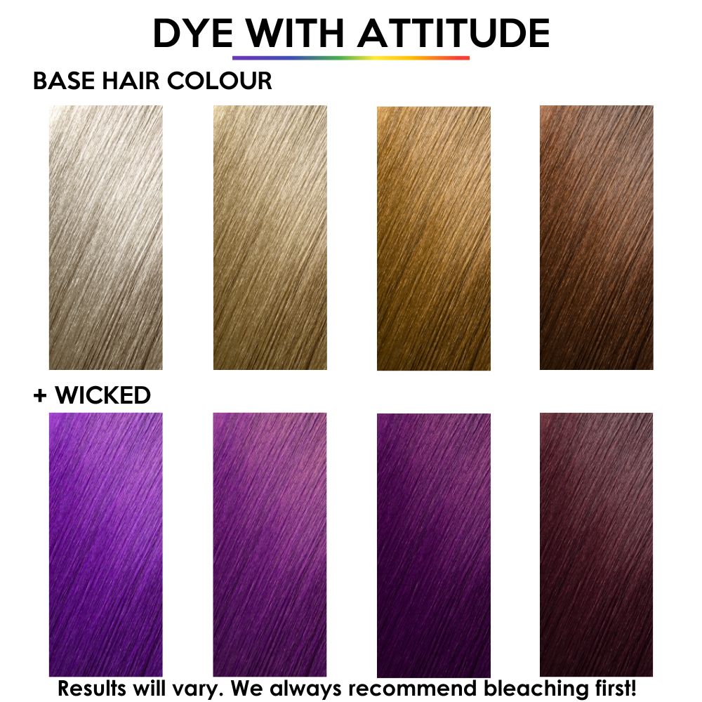 Attitude Hair Dye - Wicked Coloration semi permanente - Violet/Violet